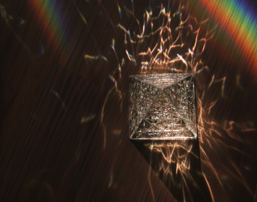 Refraction in triangle